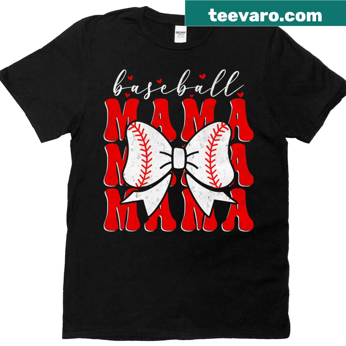 Charming design for a baseball-loving mama celebrating Mother's Day. — on a men's t-shirt