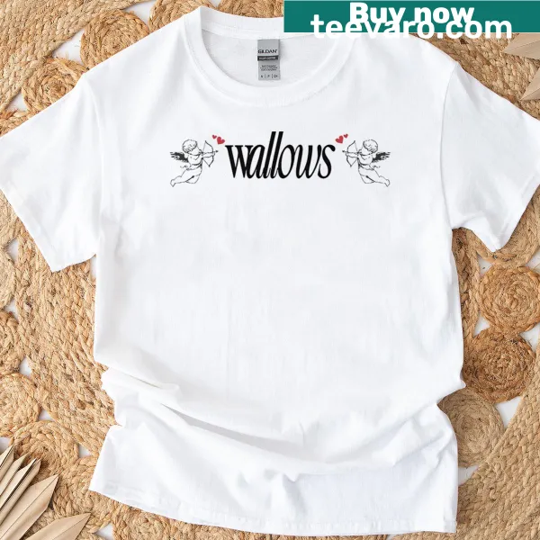 Illustrative band merchandise T-shirt for Wallows fans