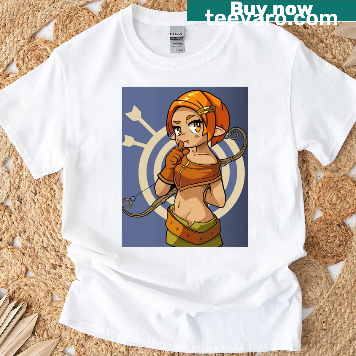Text-based funny gaming T-shirt with humorous phrase — on a men's t-shirt