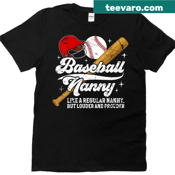 Nanny definition baseball themed V-neck t-shirt for women