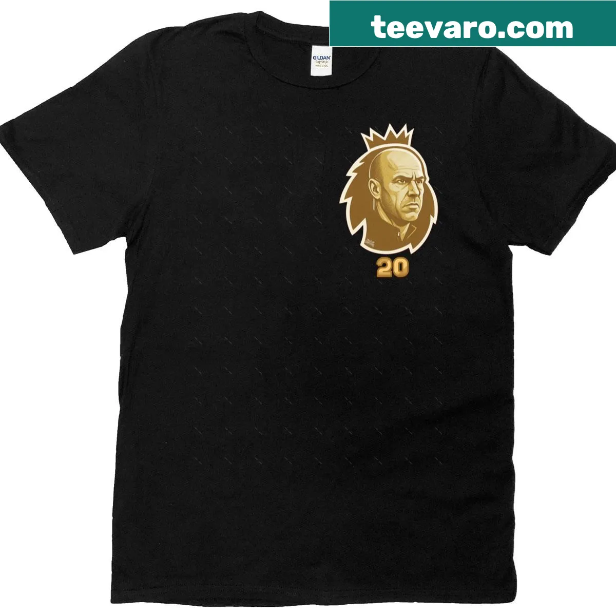Oversized T-shirt celebrating Arne League Champions — on a men's t-shirt