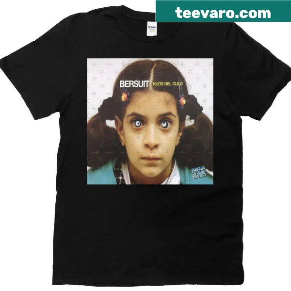Retro graphic for Bersuit Vergarabat's Hijos Del Culo album on a T-shirt
