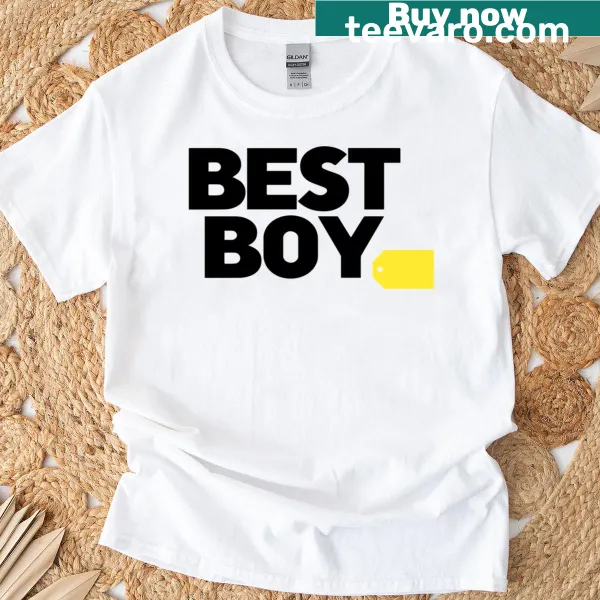 Best Boy t-shirt with cheerful typography design