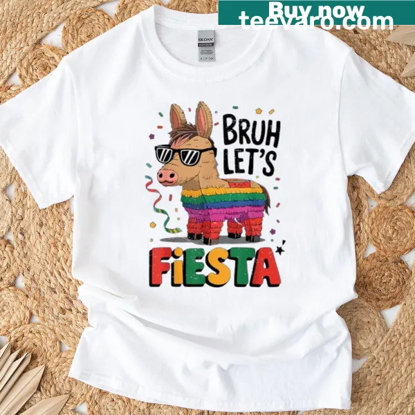 Fun Cinco De Mayo t-shirt with festive graphics and text