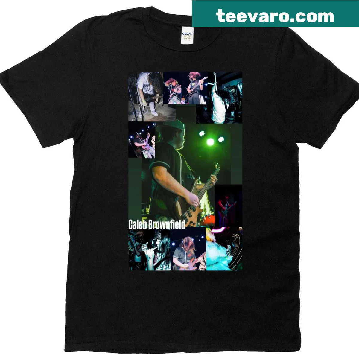 Caleb Brownfield Merch 1 Premium t-shirt for music fans — on a men's t-shirt