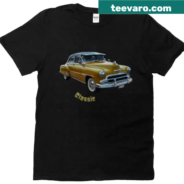 Retro car design oversized t-shirt with a nostalgic feel