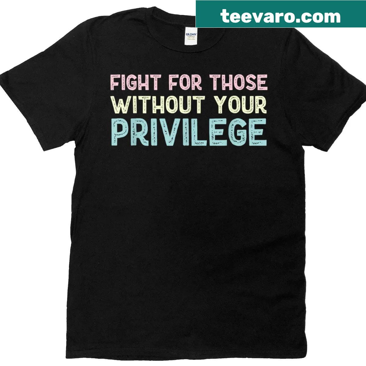 Empowering feminist graphic T-shirt promoting equality — on a men's t-shirt