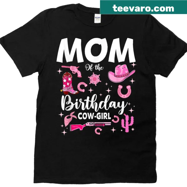 Playful Mom of the Birthday Cow-girl graphic
