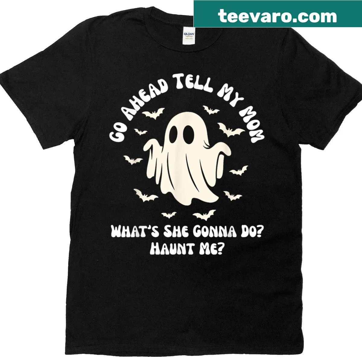 Funny mom t-shirt with humorous quote design — on a men's t-shirt