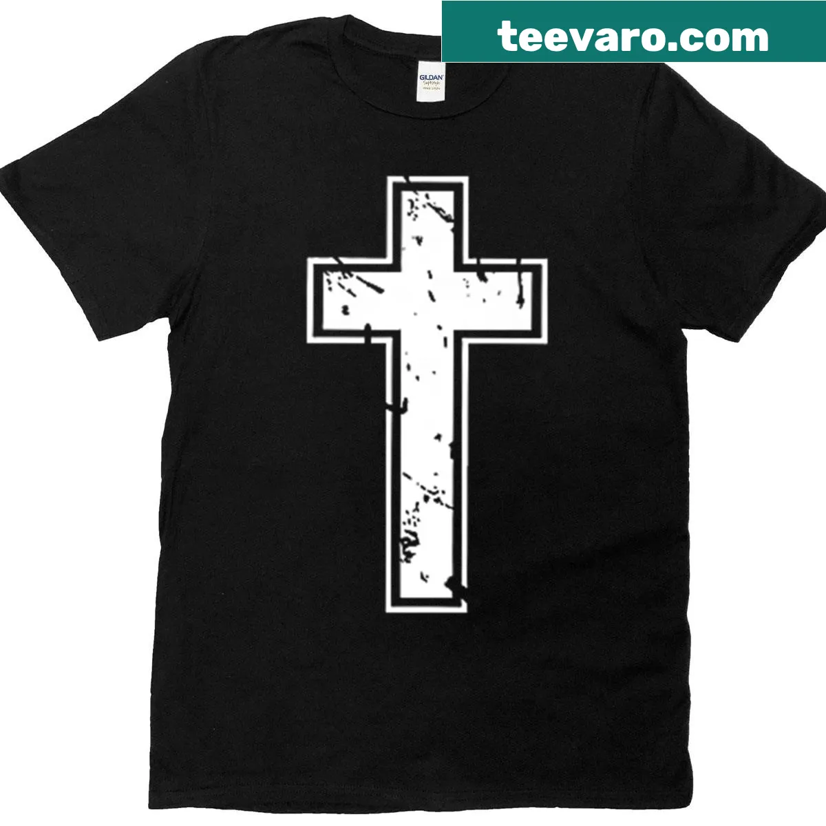 Inspirational Hard Fought Hallelujah graphic t-shirt — on a men's t-shirt