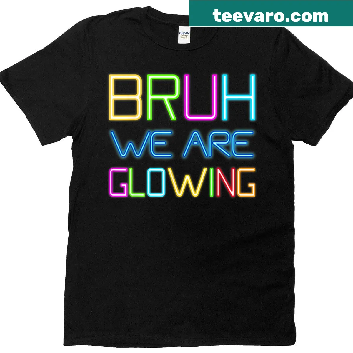Retro typography graphic featuring a humorous phrase on a T-shirt — on a men's t-shirt