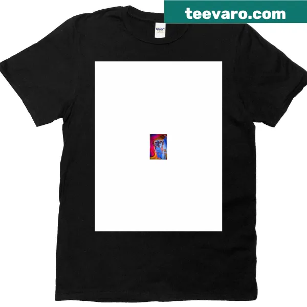 Graphic t-shirt featuring a sailor wearing a beanie