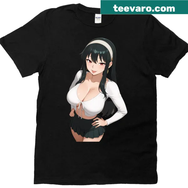 Illustration of Waifu culture on a t-shirt
