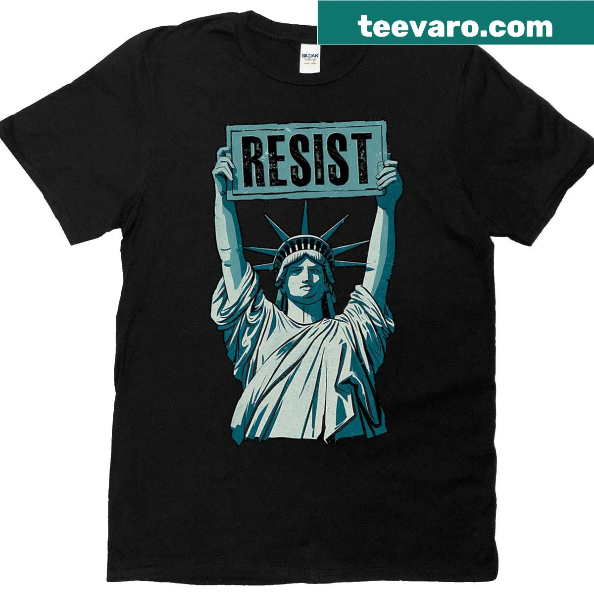 T-shirt reading 'Not My President' in bold text — on a men's t-shirt