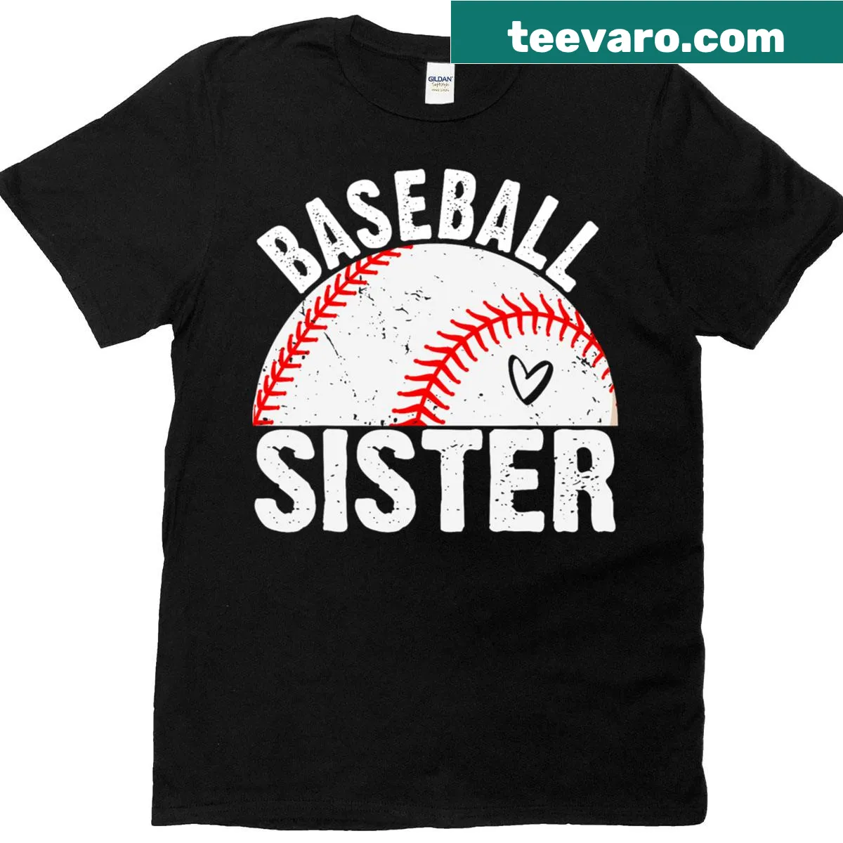 Baseball Sister T-shirt with classic typography and 2025 design — on a men's t-shirt