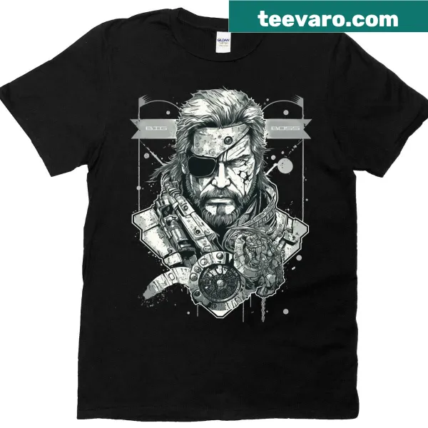 Graffiti style T-shirt featuring Metal Gear Solid inspired graphics