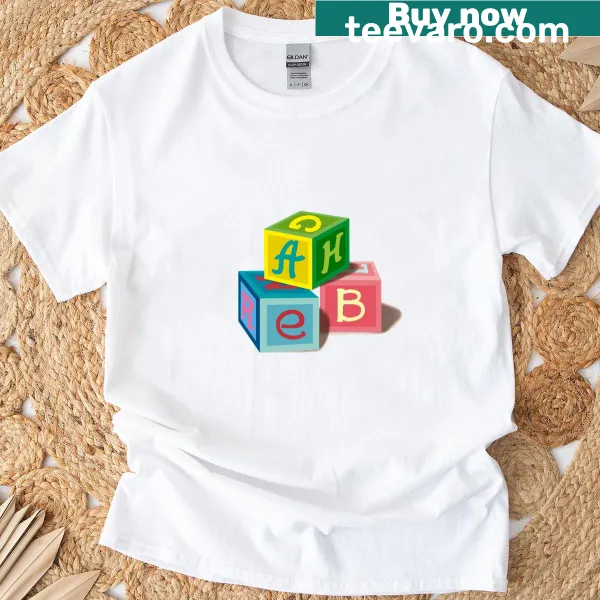 Classic t-shirt featuring pixel art inspired by block games