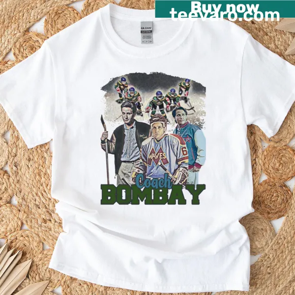 Classic T-shirt honoring Coach Bombay from the Mighty Ducks