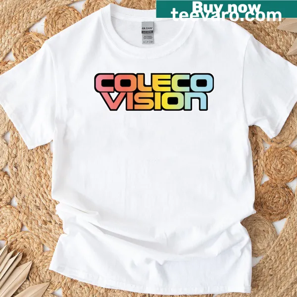 Vintage T-shirt honoring the classic Colecovision gaming console
