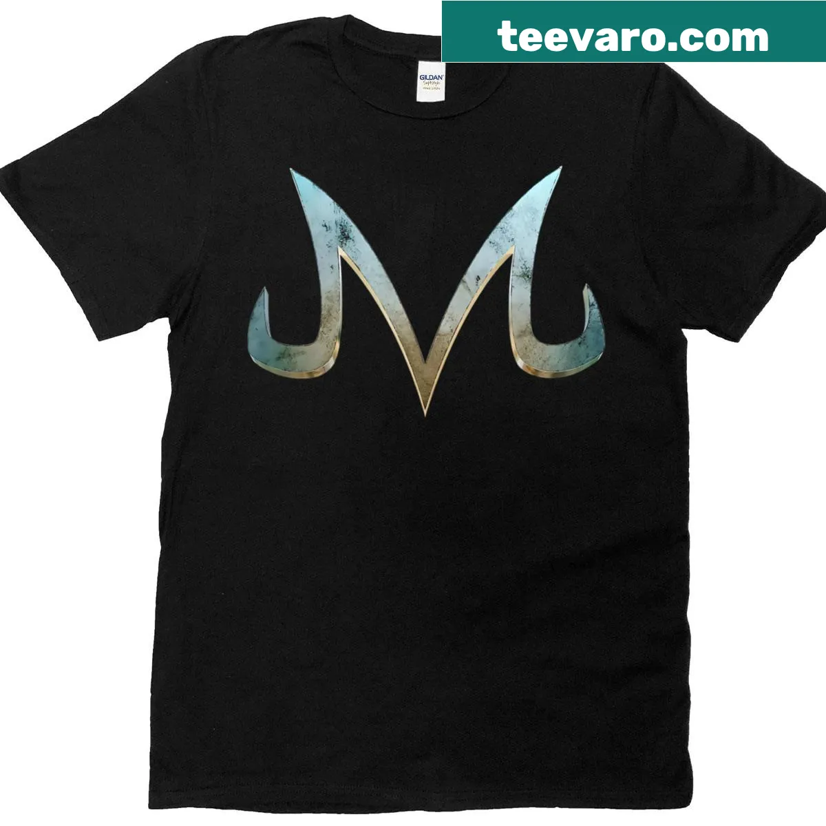Anime martial arts T-shirt with powerful character illustration — on a men's t-shirt