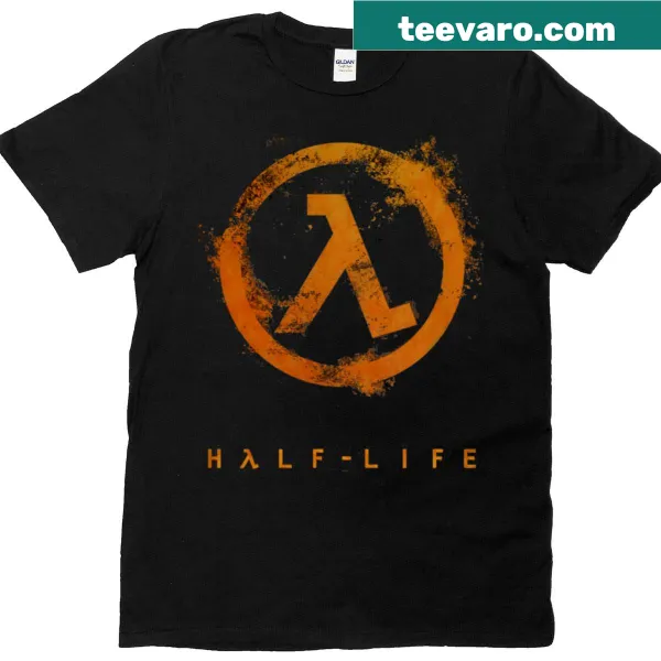 Illustrated Half Life-themed graphic on a classic T-shirt