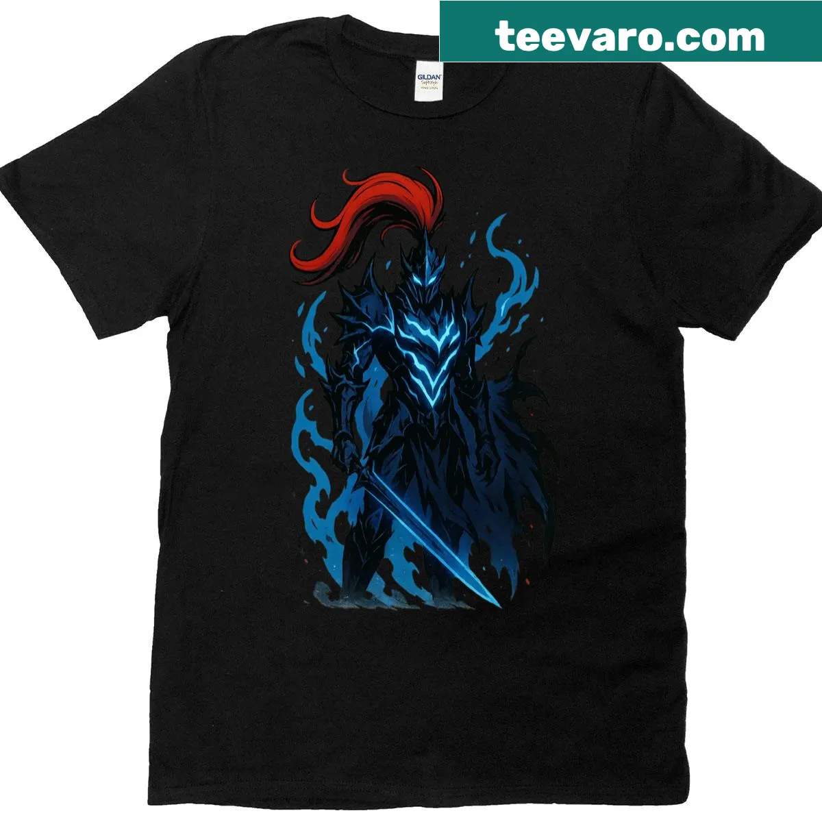Classic t-shirt featuring Igris from Solo Leveling — on a men's t-shirt