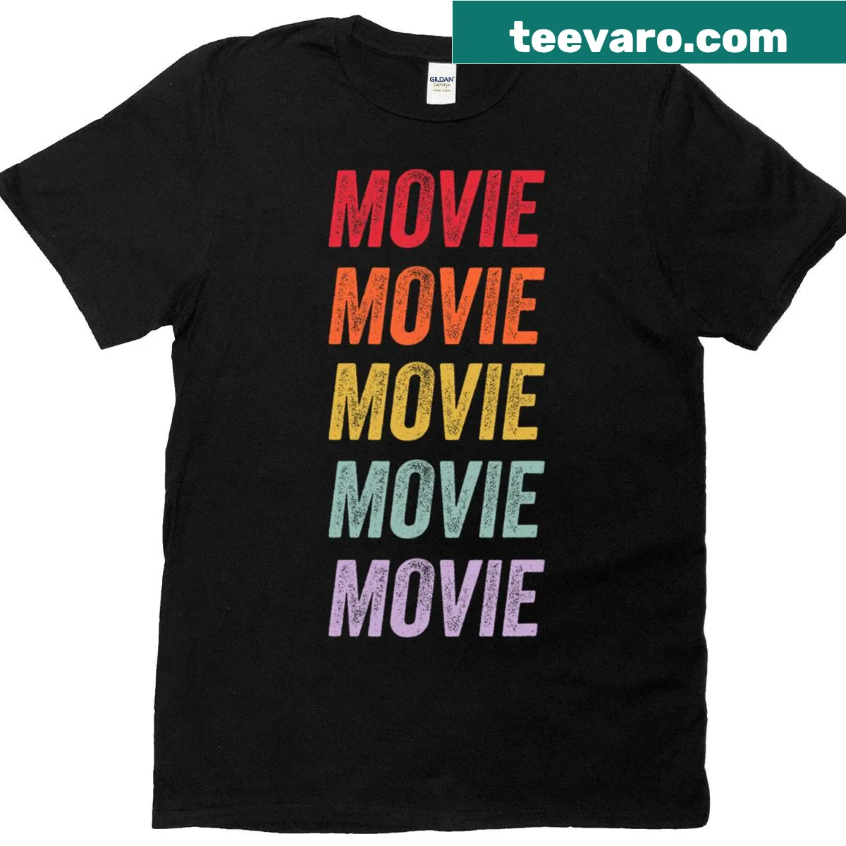 T-shirt featuring a humorous movie-themed graphic. — on a men's t-shirt