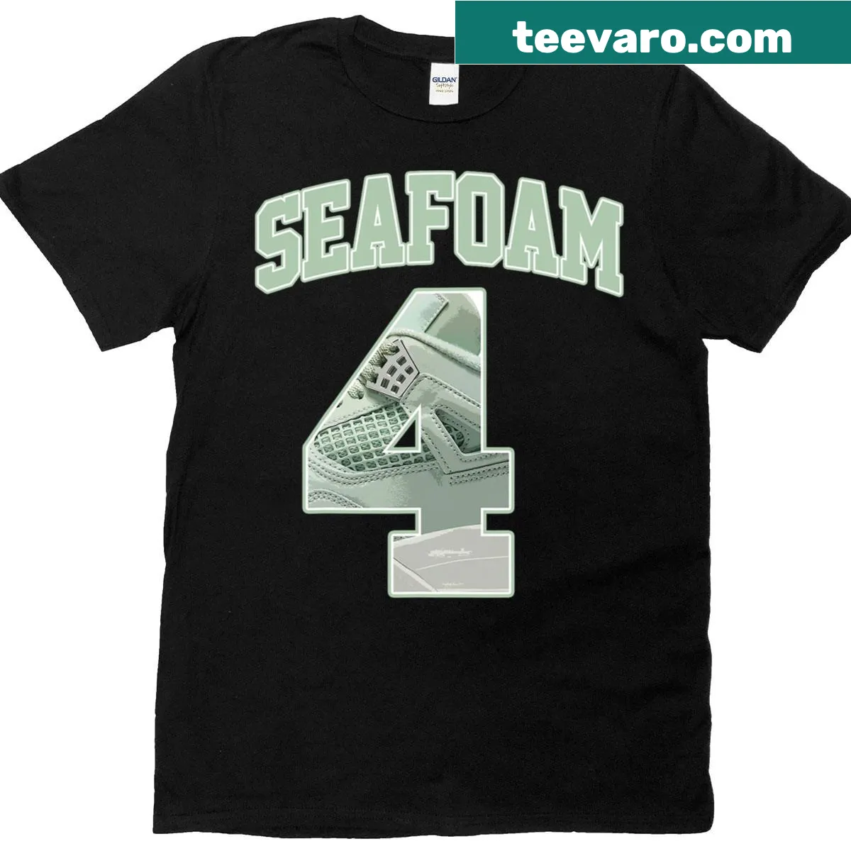 Silhouette T-shirt featuring Number 4 for matching outfits — on a men's t-shirt