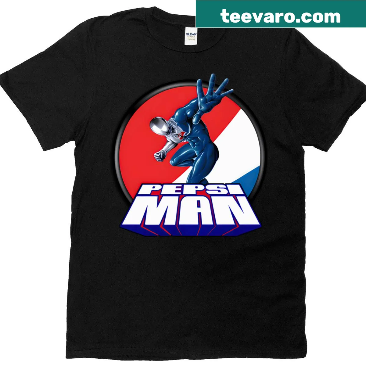 Classic t-shirt featuring the character Pepsiman — on a men's t-shirt