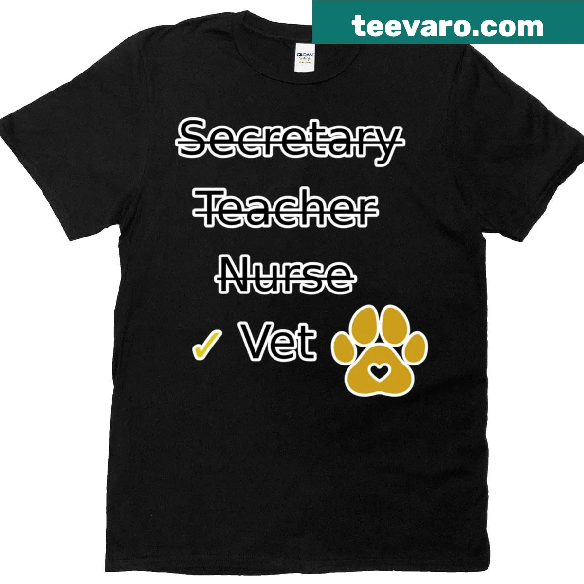 Veterinary-themed classic t-shirt celebrating animal care professions — on a men's t-shirt