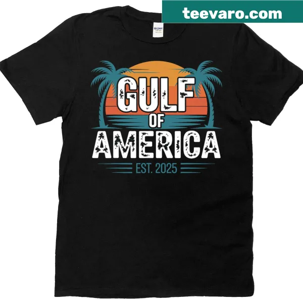 Vintage Gulf coast inspired t-shirt with retro design