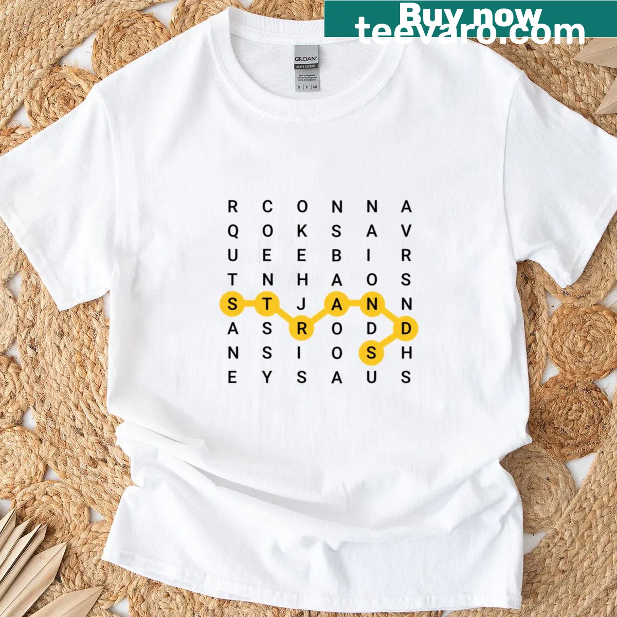 T-shirt featuring the phrase 'Nyt Game' in playful typography — on a men's t-shirt