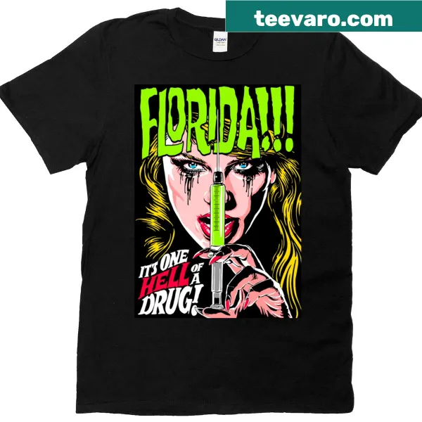 T-shirt featuring the phrase 'Take Me To Florida'.