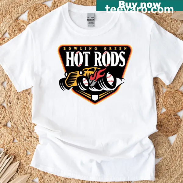 Classic T-shirt featuring Bowling Green Hot Rods logo