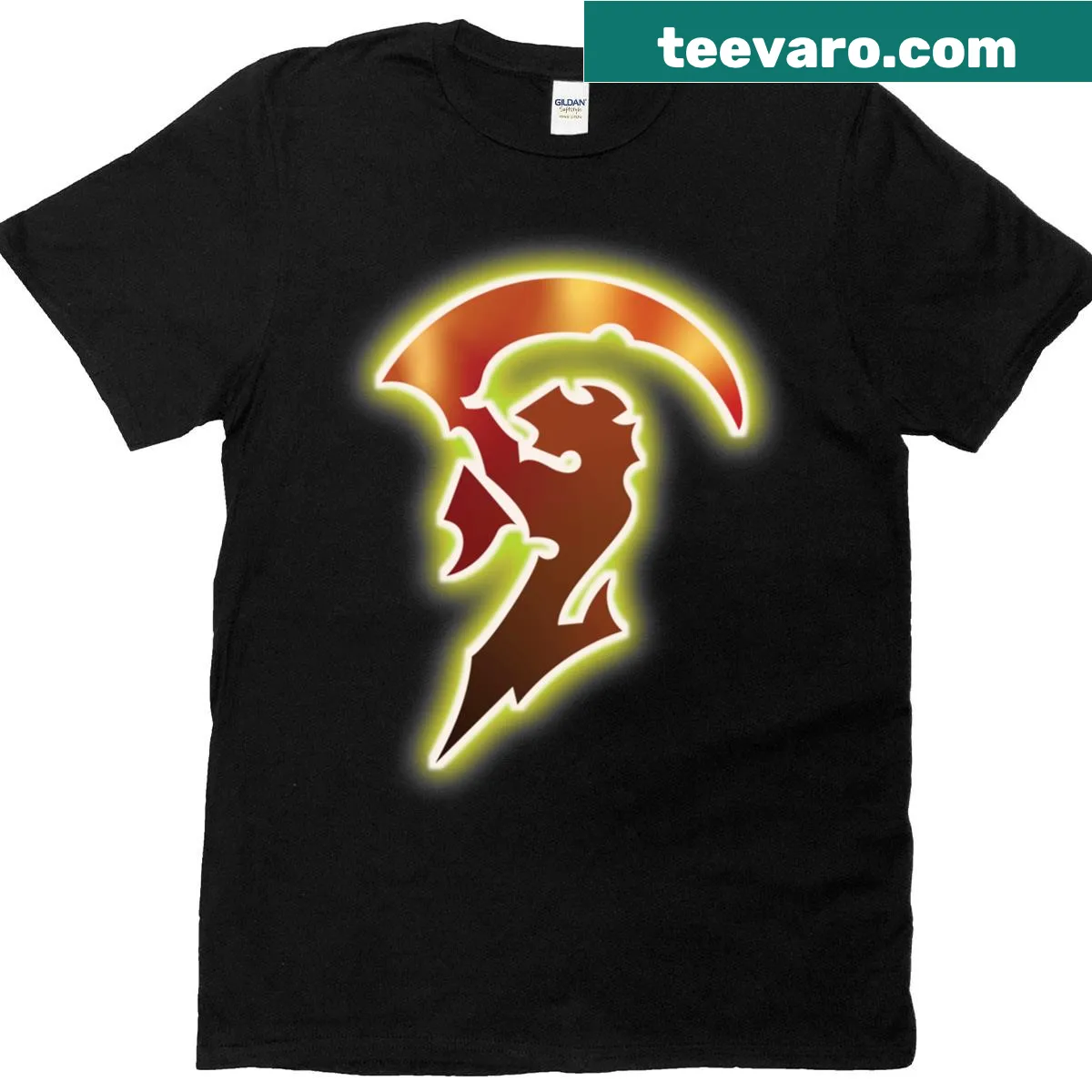 Mystical rune graphic on a classic T-shirt — on a men's t-shirt