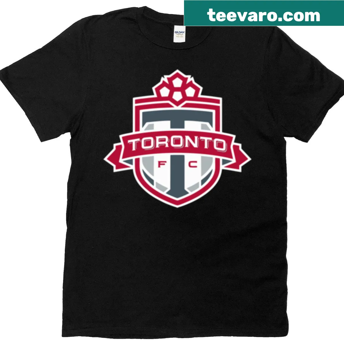 Classic t-shirt featuring Toronto logo design — on a men's t-shirt