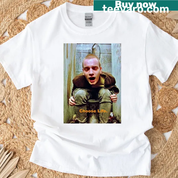 Classic Trainspotting-themed t-shirt