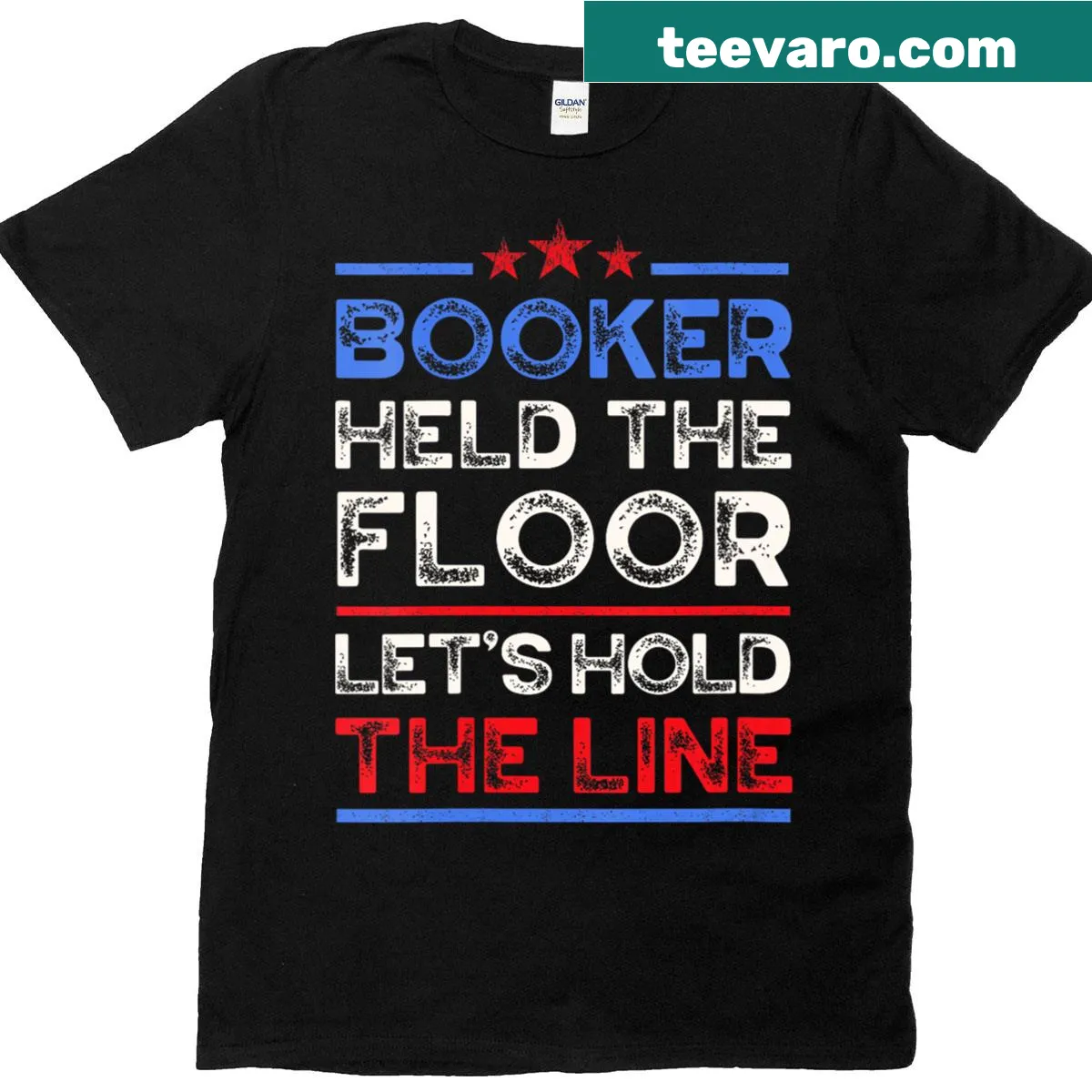 Inspirational graphic on women's V-neck t-shirt — on a men's t-shirt