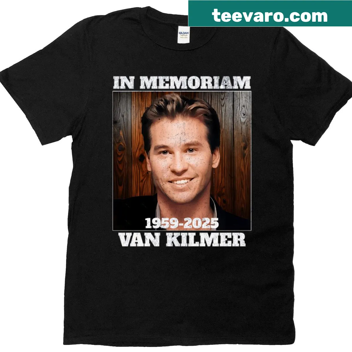 Vintage T-shirt celebrating film history from 1959 to 2025 — on a men's t-shirt