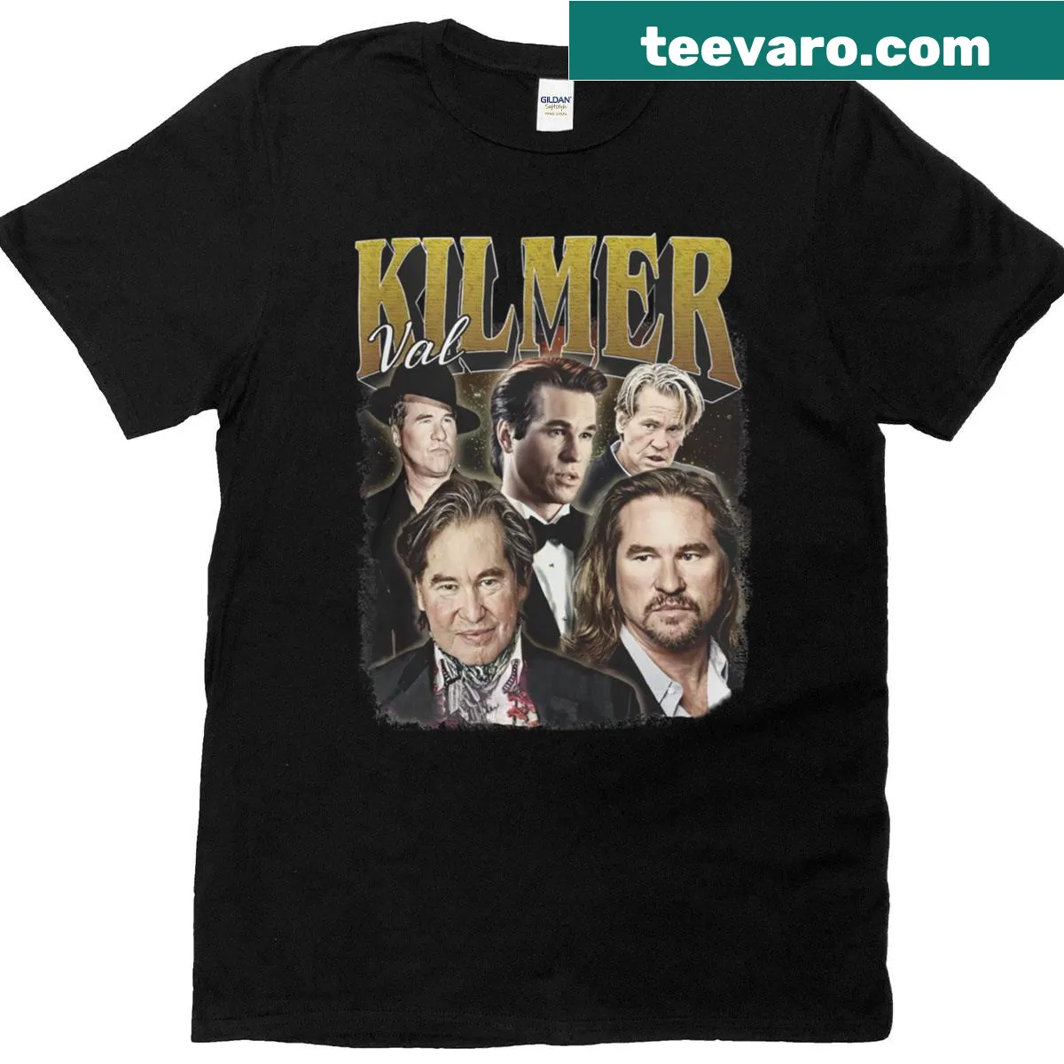 Retro 90s actor-themed t-shirt with nostalgic design — on a men's t-shirt