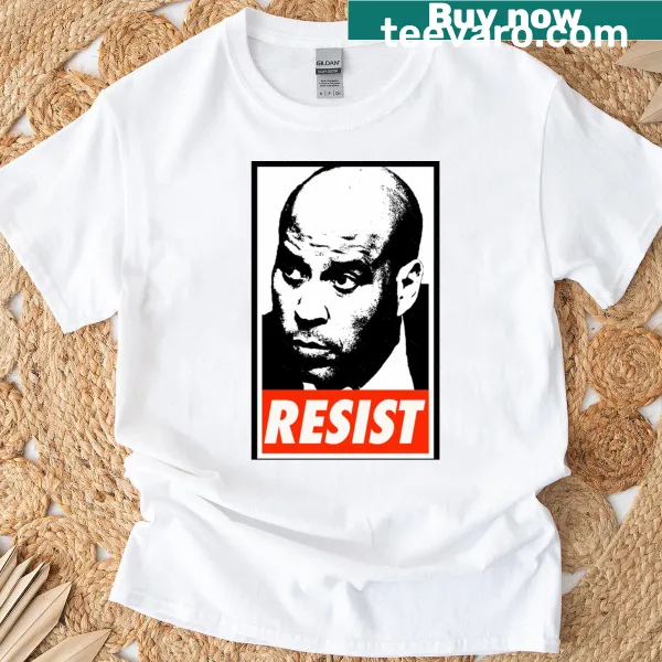 Bold resist t-shirt with impactful text design