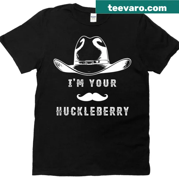 Vintage T-shirt with the phrase 'I'm Your Huckleberry'