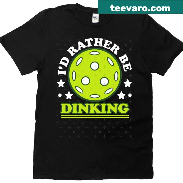 Funny pickleball-themed T-shirt with humorous text