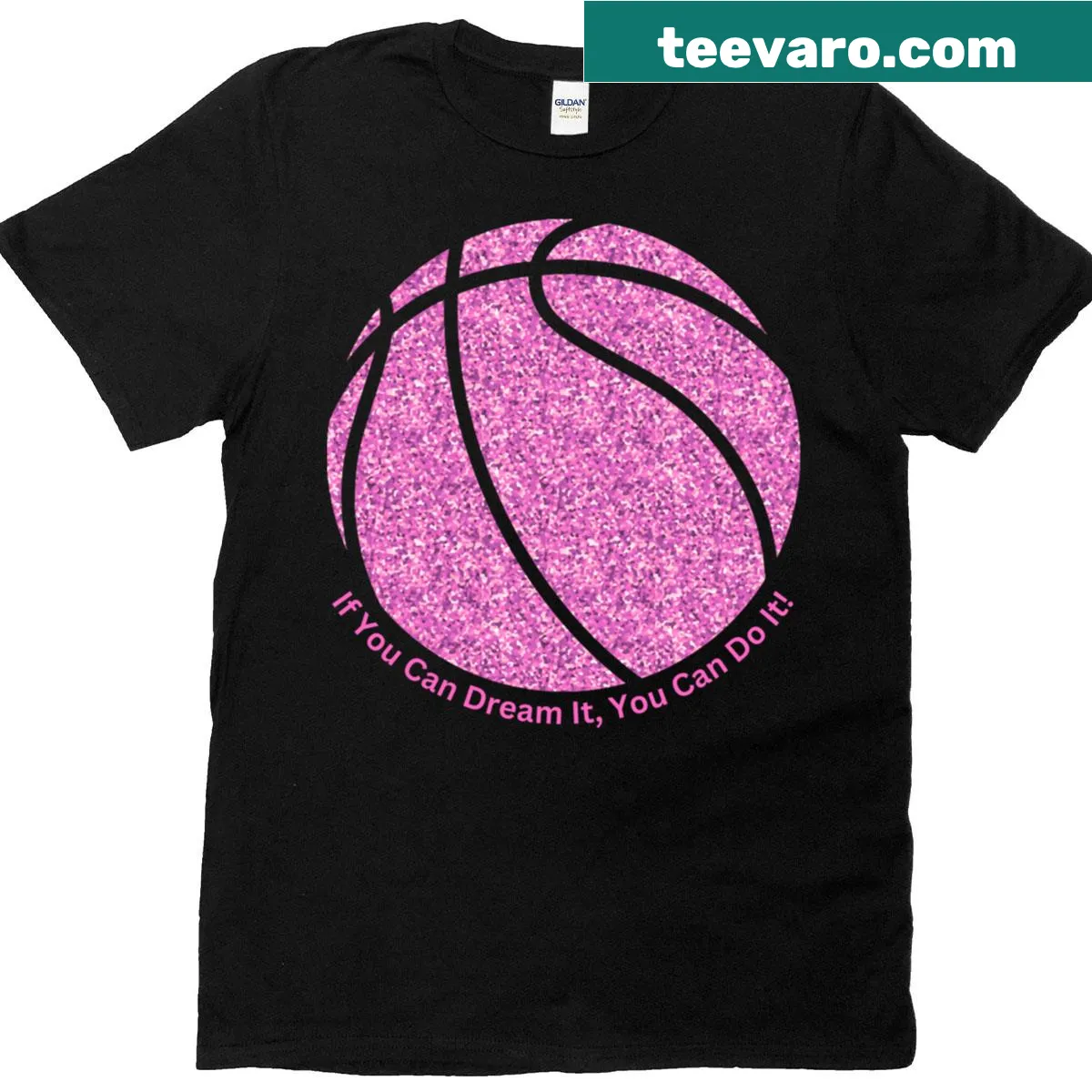 Inspirational T-shirt with dream-focused message — on a men's t-shirt