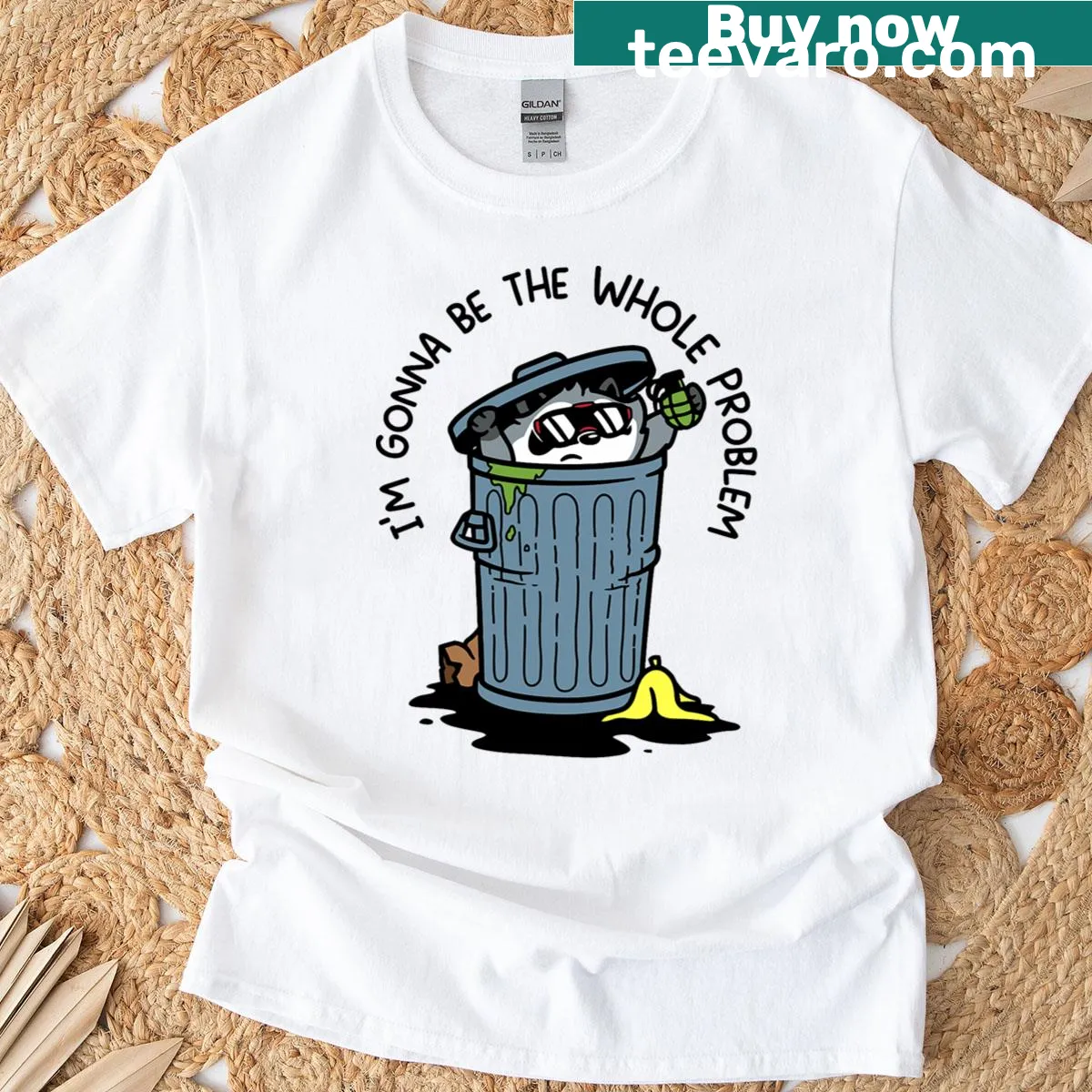 Funny t-shirt with the text 'I'm Gonna Be The Whole Problem' — on a men's t-shirt