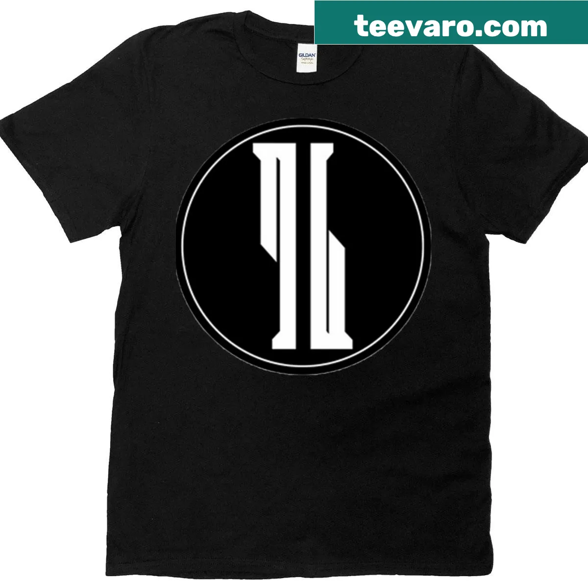 Graphic design highlighting 'Intervals' for musicians on a T-shirt — on a men's t-shirt