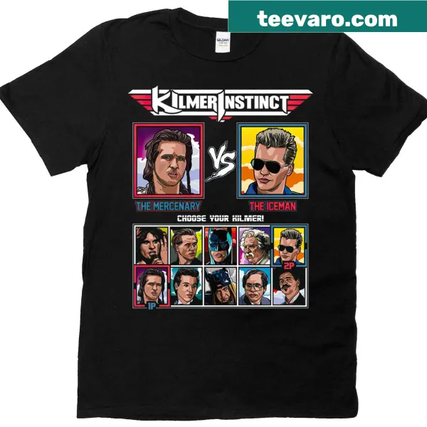 Bold typography T-shirt featuring the word 'Instinct' prominently displayed.
