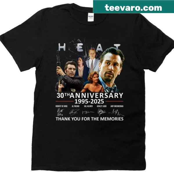 T-shirt with the phrase Thank You for the Memories for 30th anniversary.