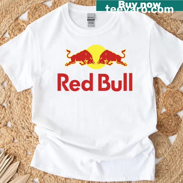 Bold typography inspired by energy drinks on an essential T-shirt