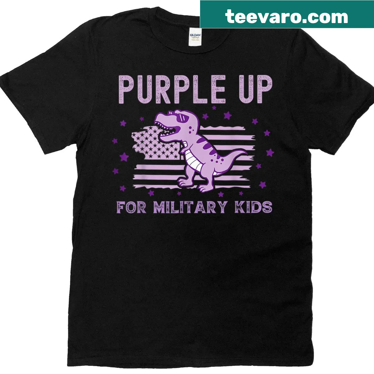 Message celebrating military kids on a T-shirt. — on a men's t-shirt